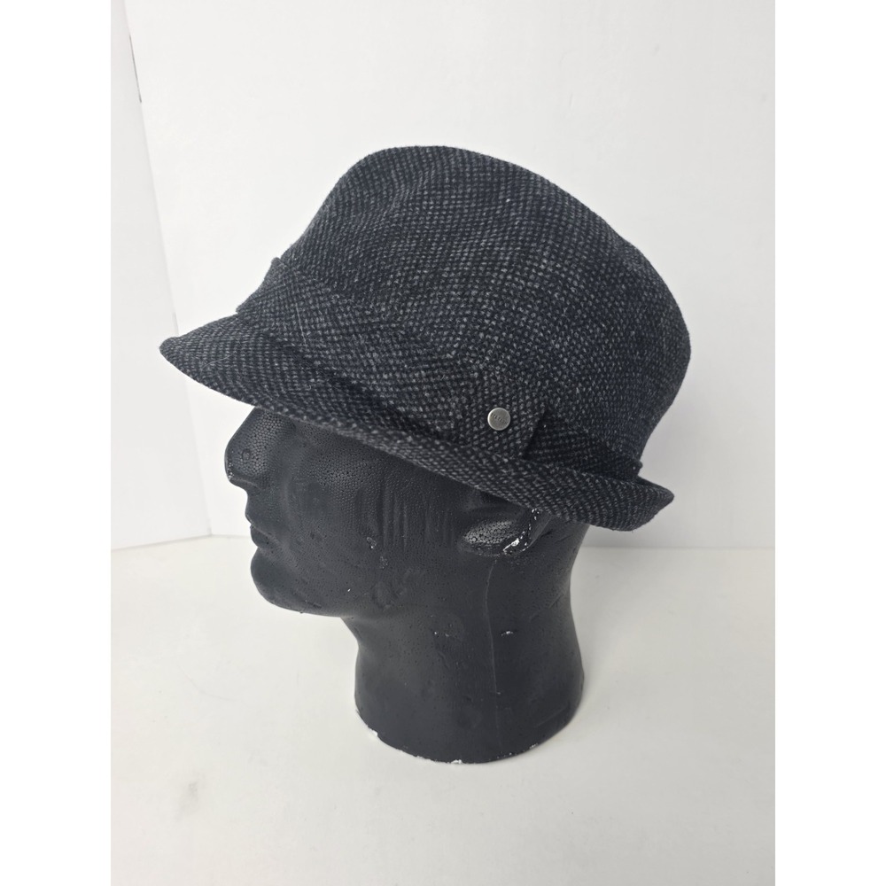 Stetson wool blend hat mens size small medium grey black Fedora